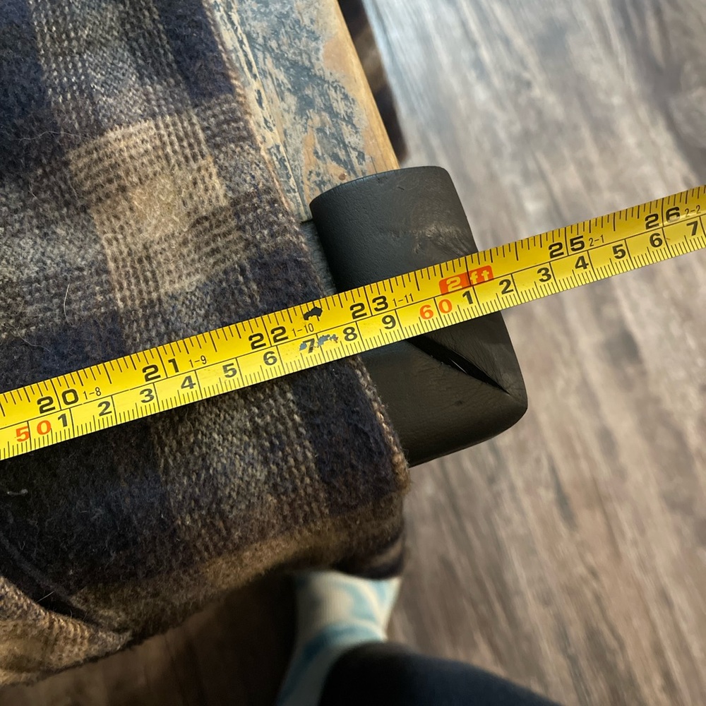 Long Plaid Button Down Shacket - Picture 7 of 7